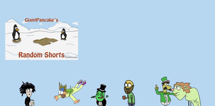 A group of cartoon characters with the caption " penguin sports ".